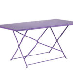 Flower Rectangular folding table 160×80