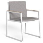 ALABAMA//ALU DINING ARMCHAIR