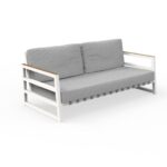 ALABAMA//ALU TWO-SEATER SOFA