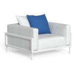 CLEOSOFT//ALU LIVING ARMCHAIR