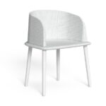 CLEOSOFT//ALU PADDED TUB CHAIR