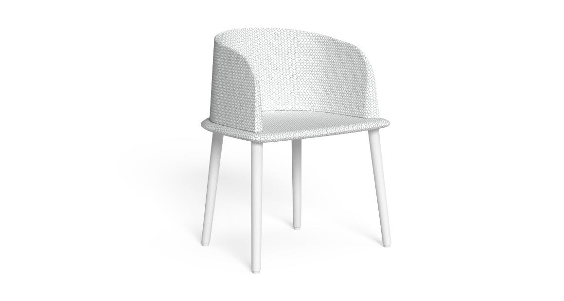 CLEOSOFT//ALU PADDED TUB CHAIR
