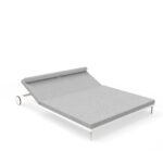CLEOSOFT//ALU DOUBLE SUNBED
