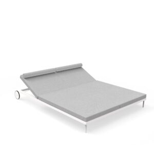 CLEOSOFT//ALU DOUBLE SUNBED