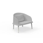 CLEOSOFT//ALU LOUNGE ARMCHAIR
