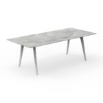 CLEOSOFT//ALU 220×100 DINING TABLE
