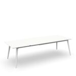 MOON//ALU 200/260×100 EXTENDIBLE DINING TABLE
