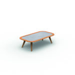 MOON//TEAK COFFEE TABLE