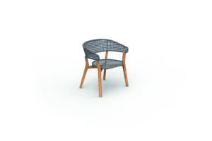 MOON//TEAK DINING ARMCHAIR