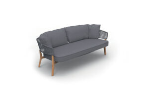 MOON//TEAK TWO-SEATER SOFA