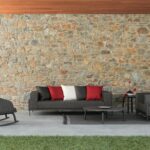 CLEOSOFT//ALU THREE-SEATER SOFA – view 2