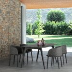 CLEOSOFT//ALU 220×100 DINING TABLE – view 2