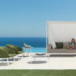 CLEOSOFT//ALU LOUNGE ARMCHAIR – view 3