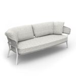 MOON//ALU TWO-SEATER SOFA
