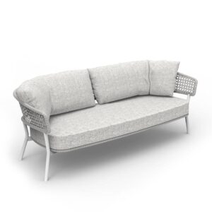 MOON//ALU TWO-SEATER SOFA