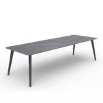 MOON//ALU 240/300×100 EXTENDIBLE DINING TABLE