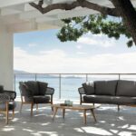 MOON//TEAK TWO-SEATER SOFA – view 2