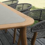 MOON//TEAK 200×100 DINING TABLE – view 4