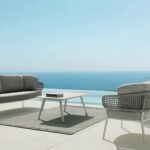 MOON//ALU TWO-SEATER SOFA – view 3