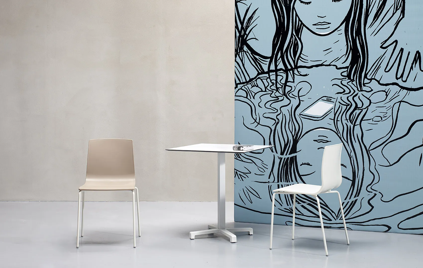 Alice Chair coated frame – view 3