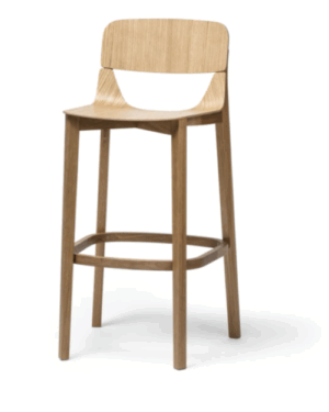 leaf barstool with backrest 311 439