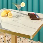 Tiffany laminate brass ABS top – view 2