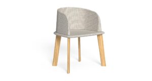 CLEOSOFT WOOD PADDED TUBE CHAIR