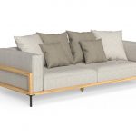 CLEOSOFT WOOD 3 SEATER SOFA