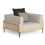 CLEOSOFT WOOD LIVING ARMCHAIR