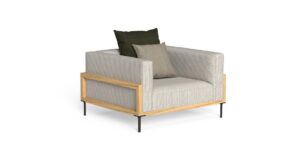 CLEOSOFT WOOD LIVING ARMCHAIR