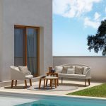 CLEOSOFT WOOD DIVANO LOVE SEAT – view 2