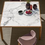CLEOSOFT WOOD 150×150 DINING TABLE – view 3