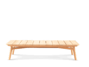 Knit Rectangular coffee table 135×75