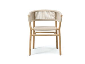 Kilt Dining armchair in teak