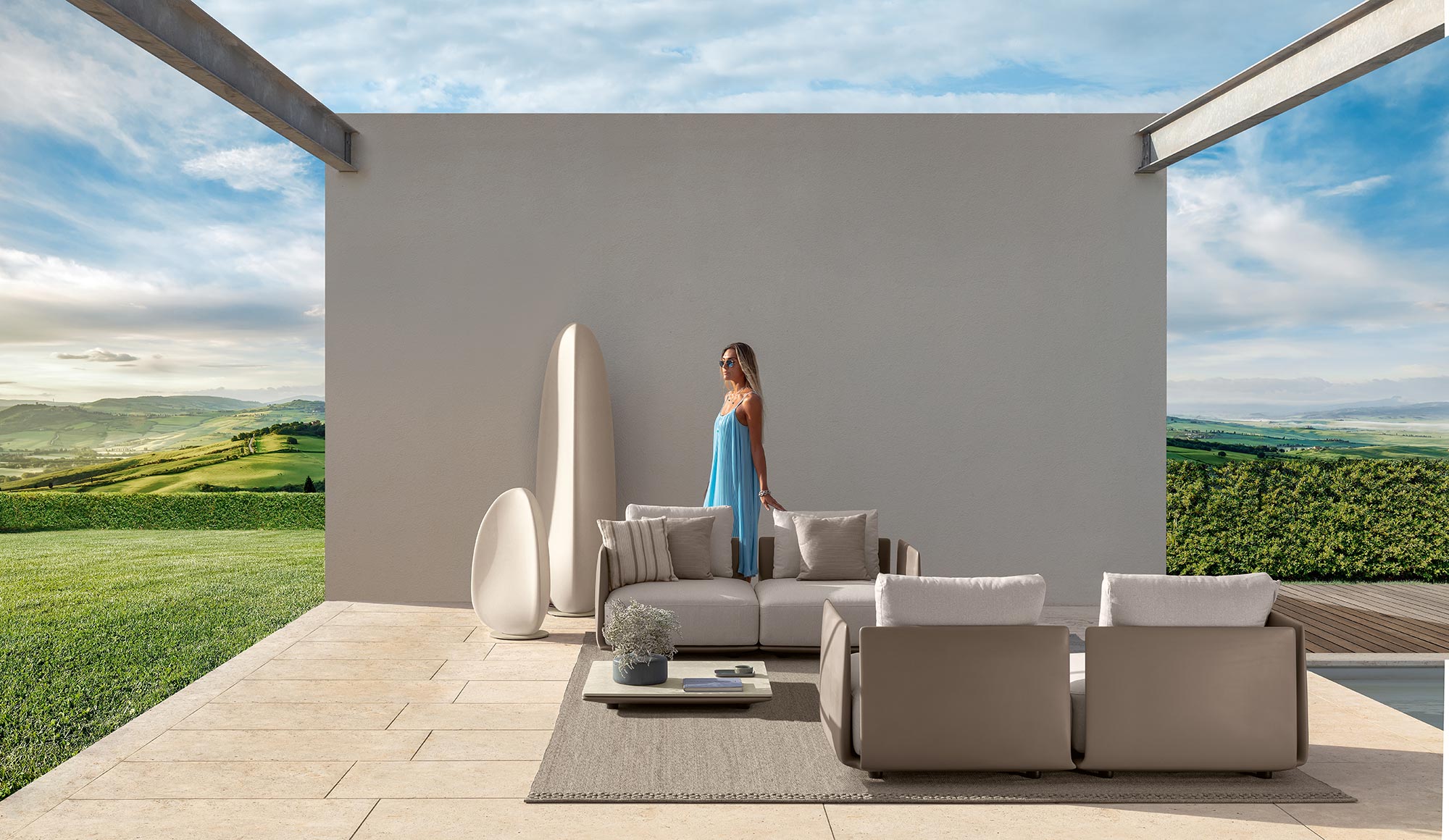 MALÈ 90×90 COFFEE TABLE – view 3