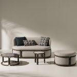 Rotin Pouf – view 2