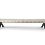 Elit Sunbed in chocolate pickled teak