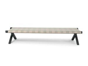 Elit Sunbed in chocolate pickled teak