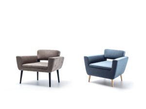 Serie 50 W small armchair