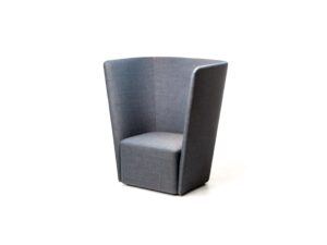Velour armchair