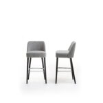 Velour barstool – view 3