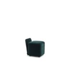 Velour ottoman