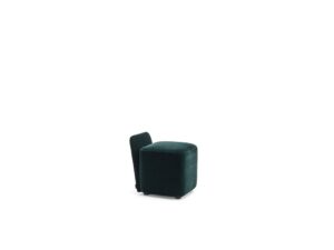 Velour ottoman