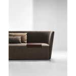 Velour sofa – view 4