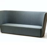 Velour sofa