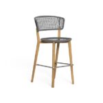 MOON//TEAK BAR STOOL