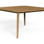 MOON//TEAK 150×150 DINING TABLE