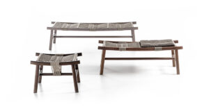 HULI BENCH AND STOOL