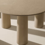Bold triangular dining table – view 2