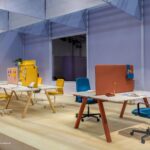 arki-table desk – 2/4/6 workstation wood – view 2